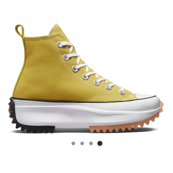 BRAND NEW NEVER WORN Converse Run Star Hike Sneakers in Yellow-woman’s size 6.5 - Picture 8 of 10